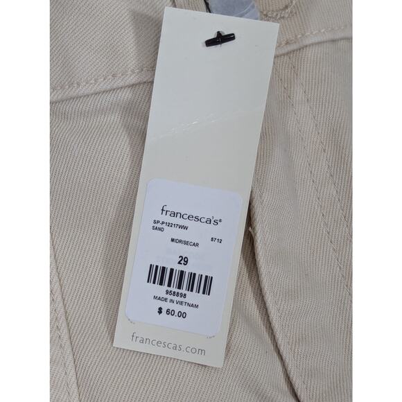 NWT Harper Heritage Cargo Bootcut Jeans Women's Size 29 Beige - Picture 5 of 12